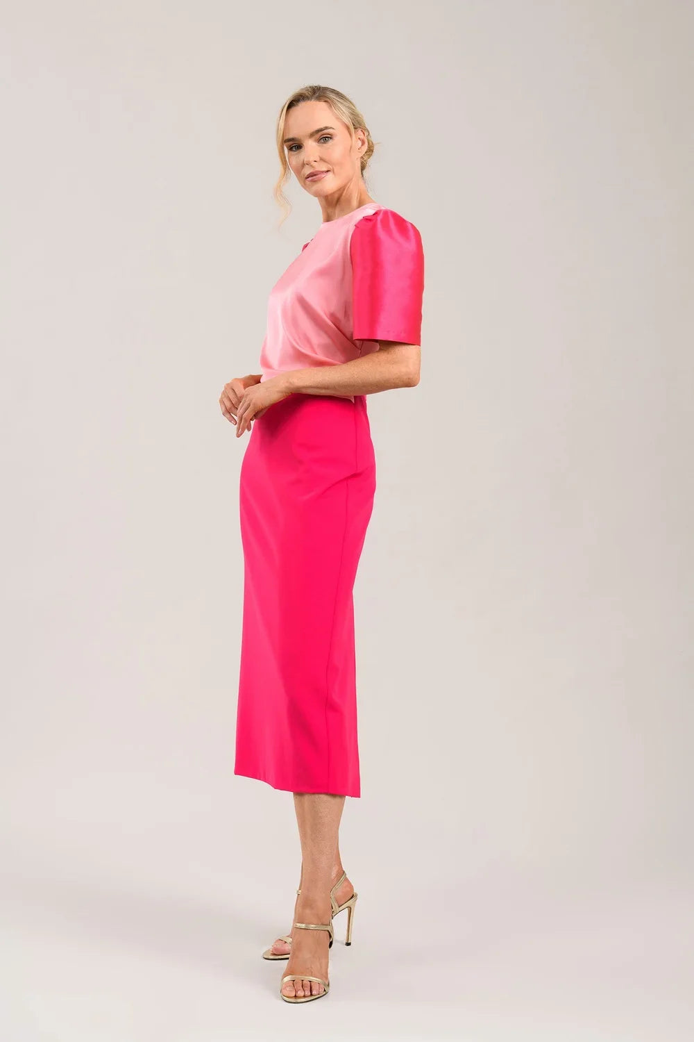 Mermaid Two Tone Pink Dress