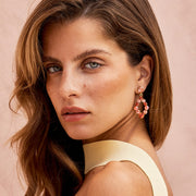 C Svedbom Light Coral Delia Mini Earrings