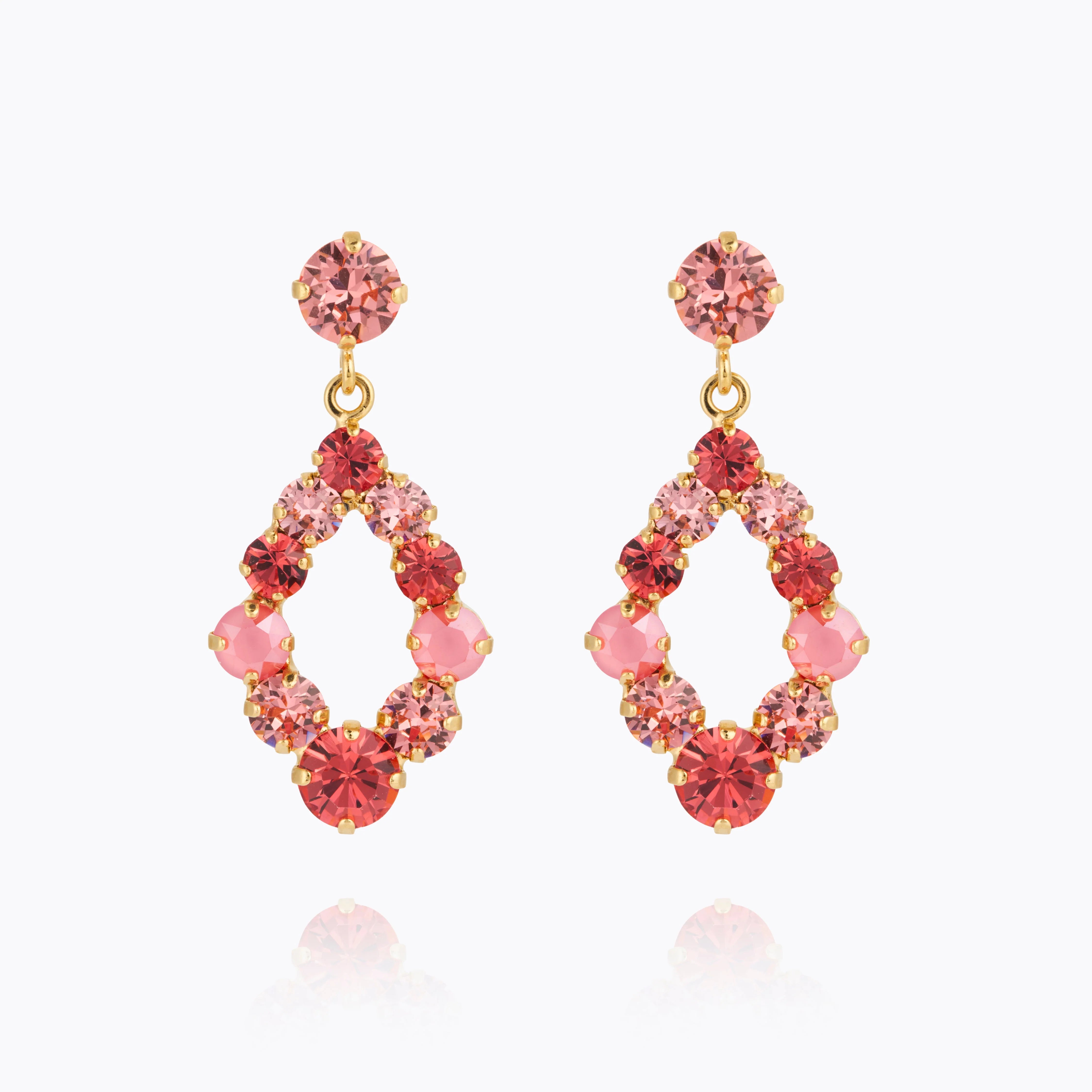 C Svedbom Light Coral Delia Mini Earrings