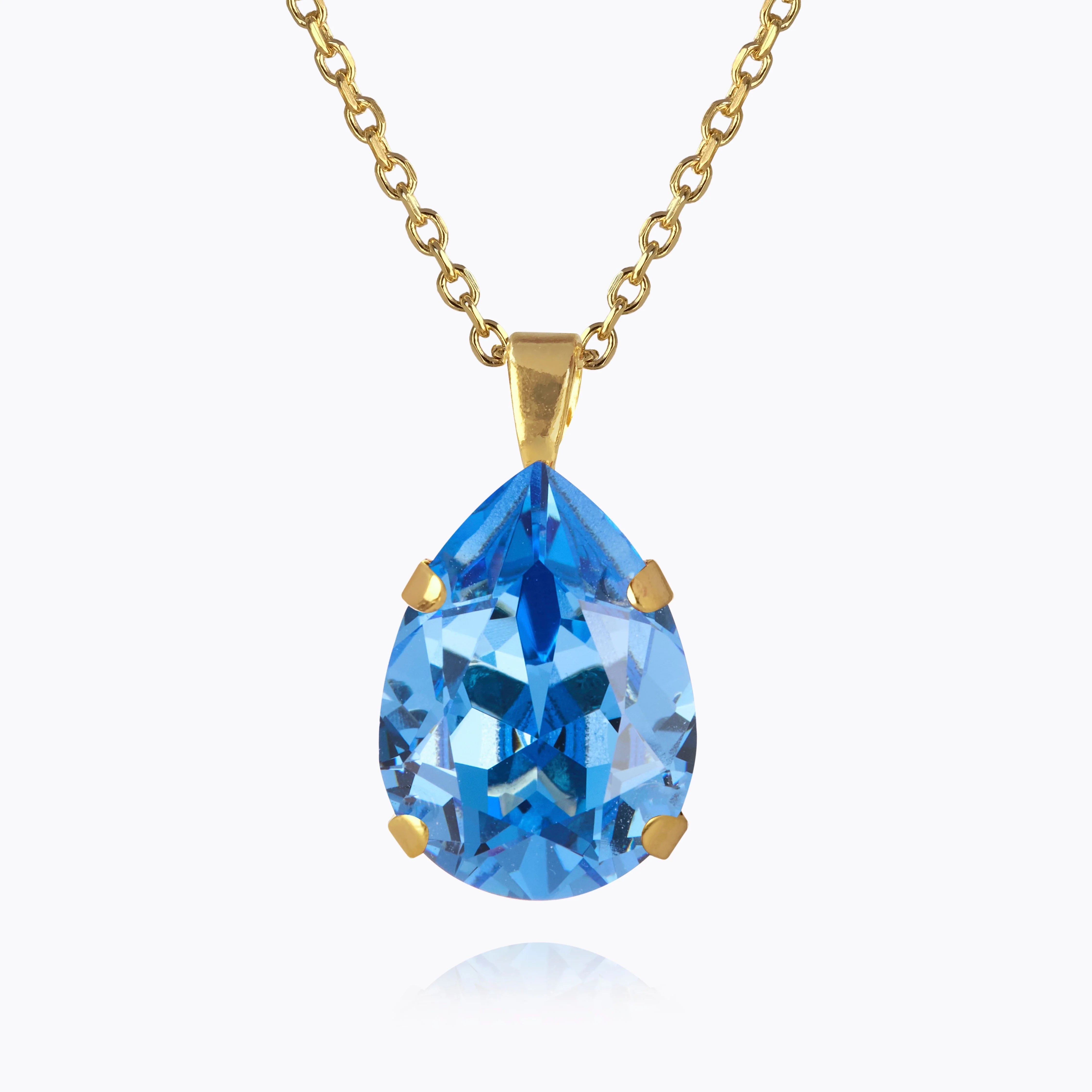 C. Svedbom Ice Blue Mini Drop Necklace