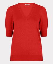 Claire Chilli Red Top