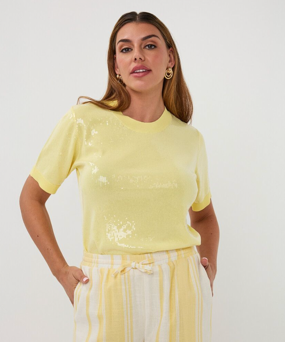 Lumi Sequence Knit Top