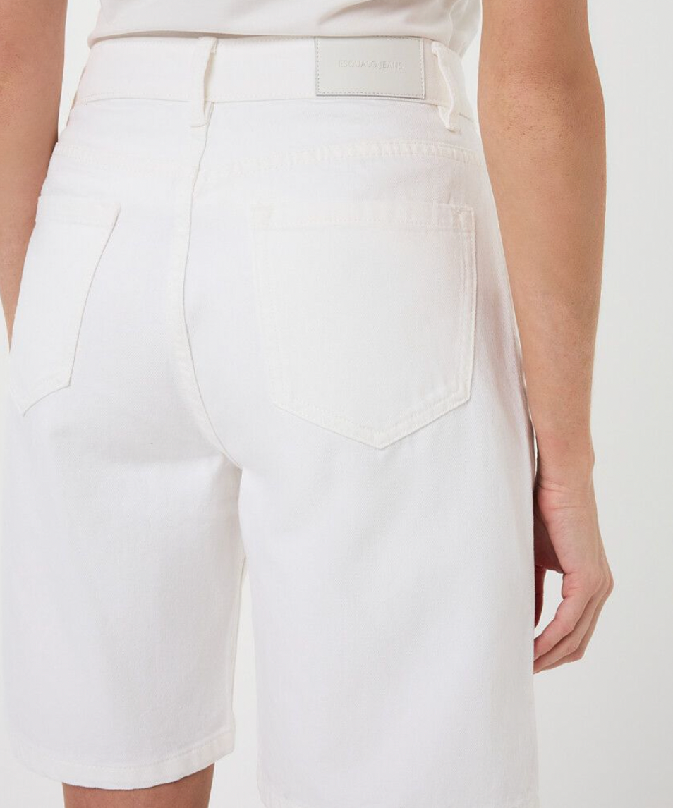 Hailey White Denim Short