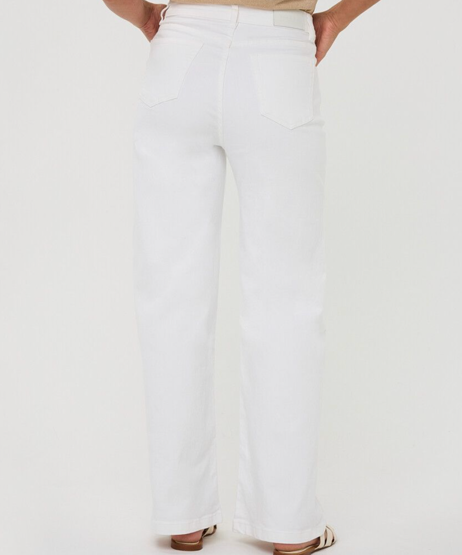 Halo White Wide Leg Jean
