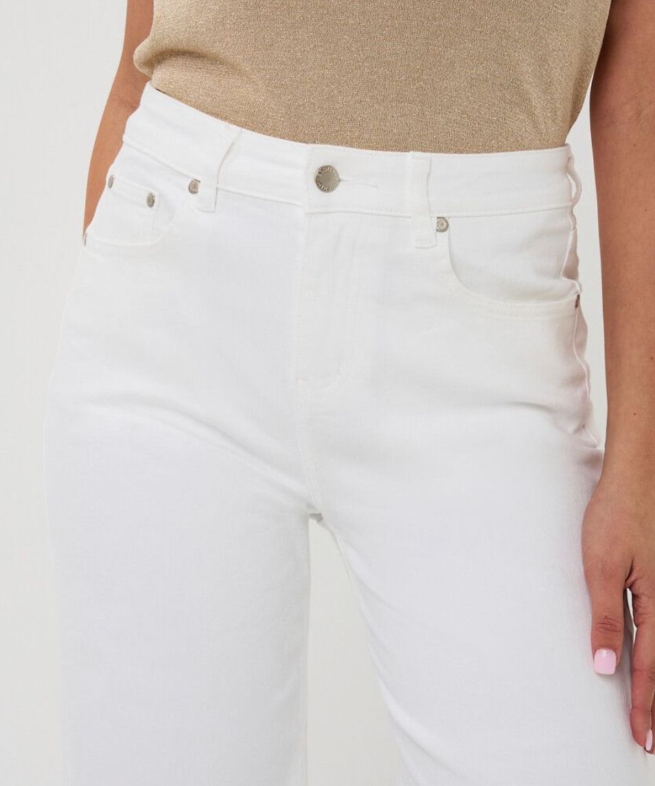 Halo White Wide Leg Jean