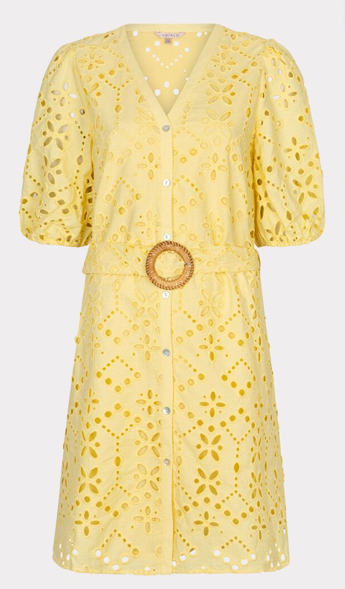 Miley Lemon Belt Dress