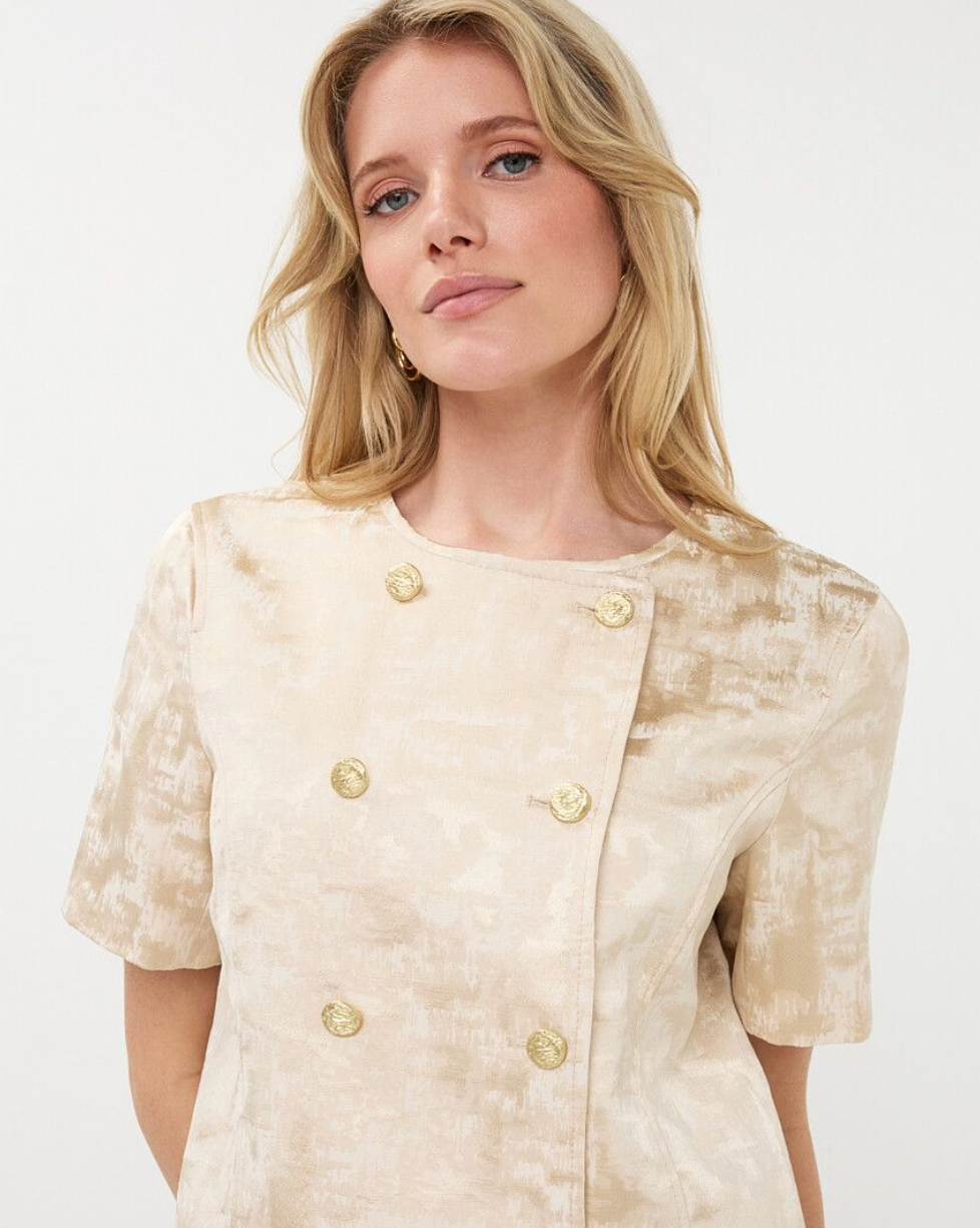 Emily Short Blazer Top