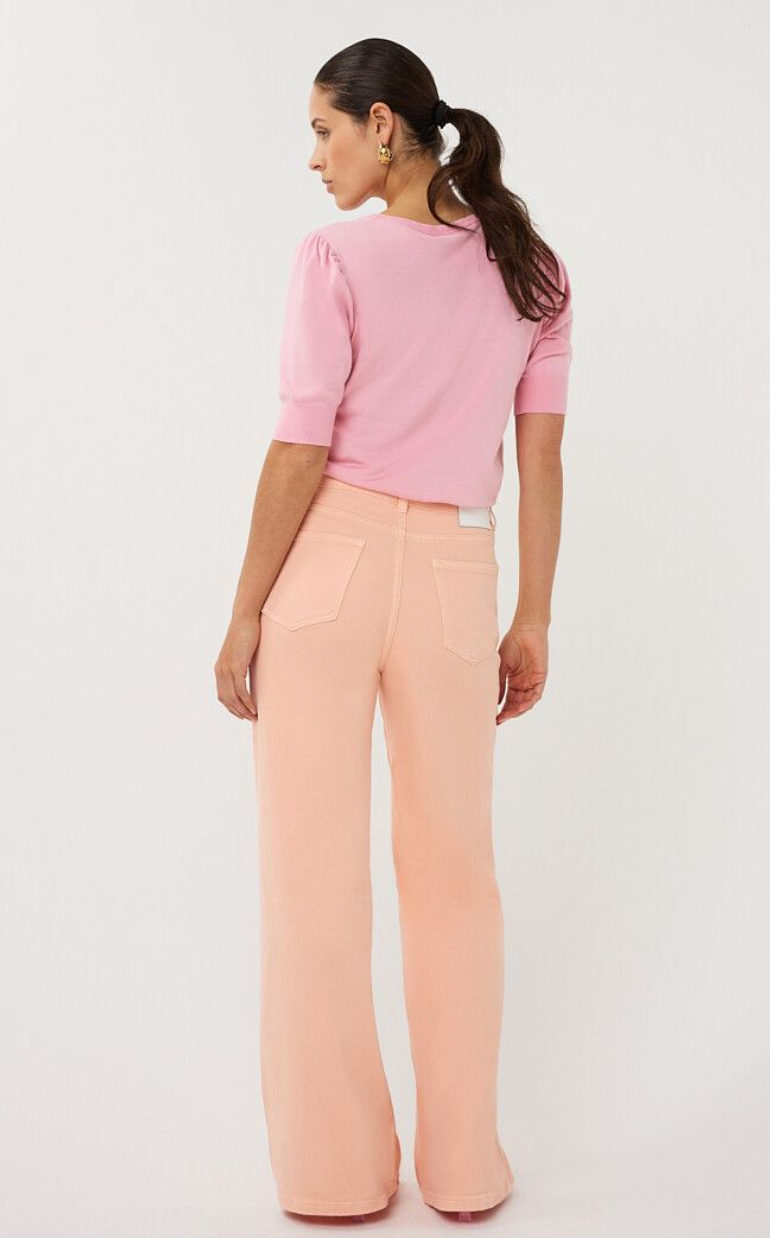Bellini Peach Straight Leg Jean