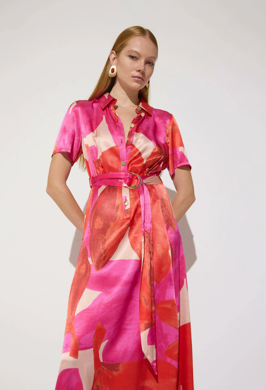 Charlotte Button Shirt Dress