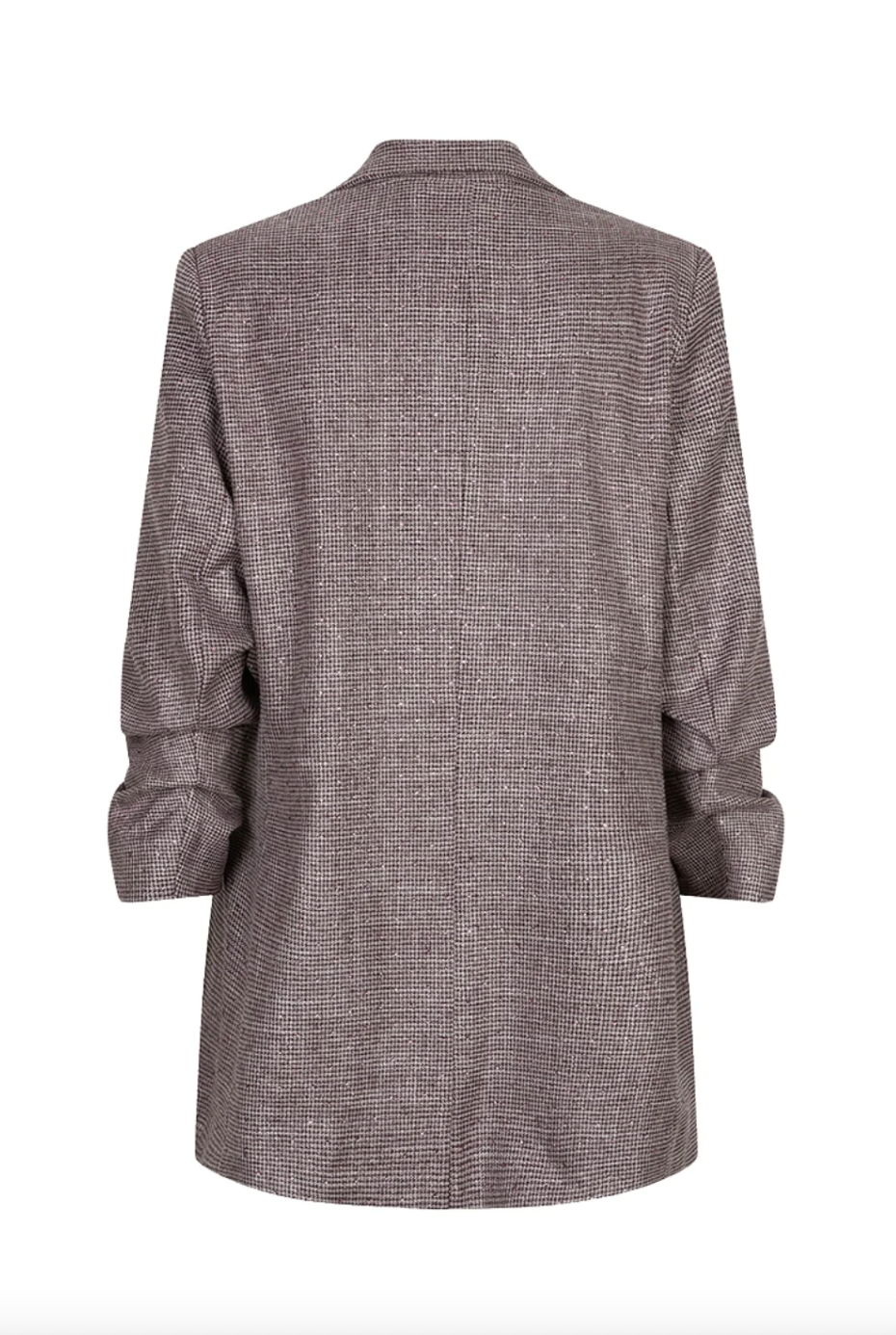 Romy Wine Check Blazer