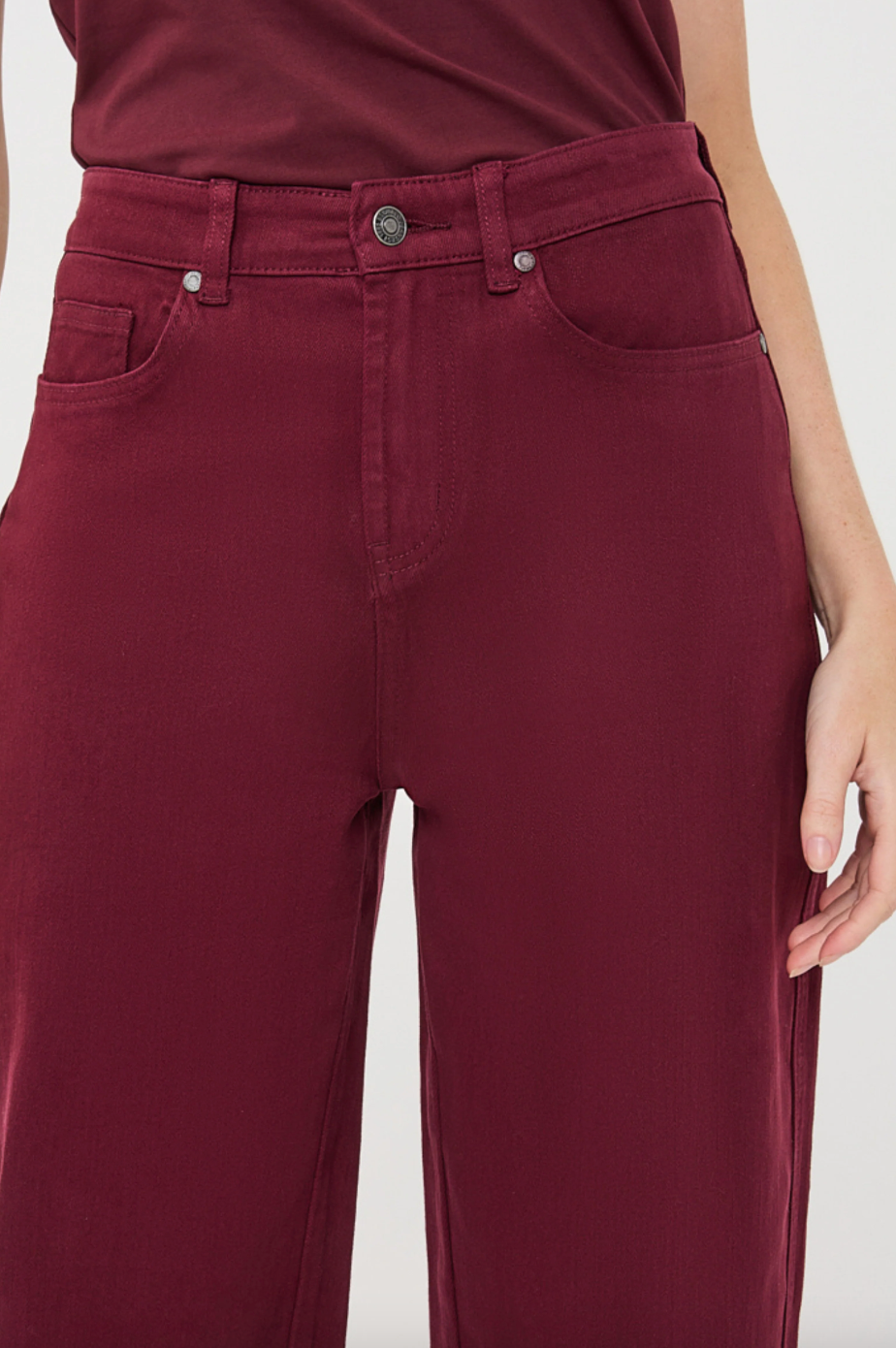Bailey Merlot Barrel Leg Jean