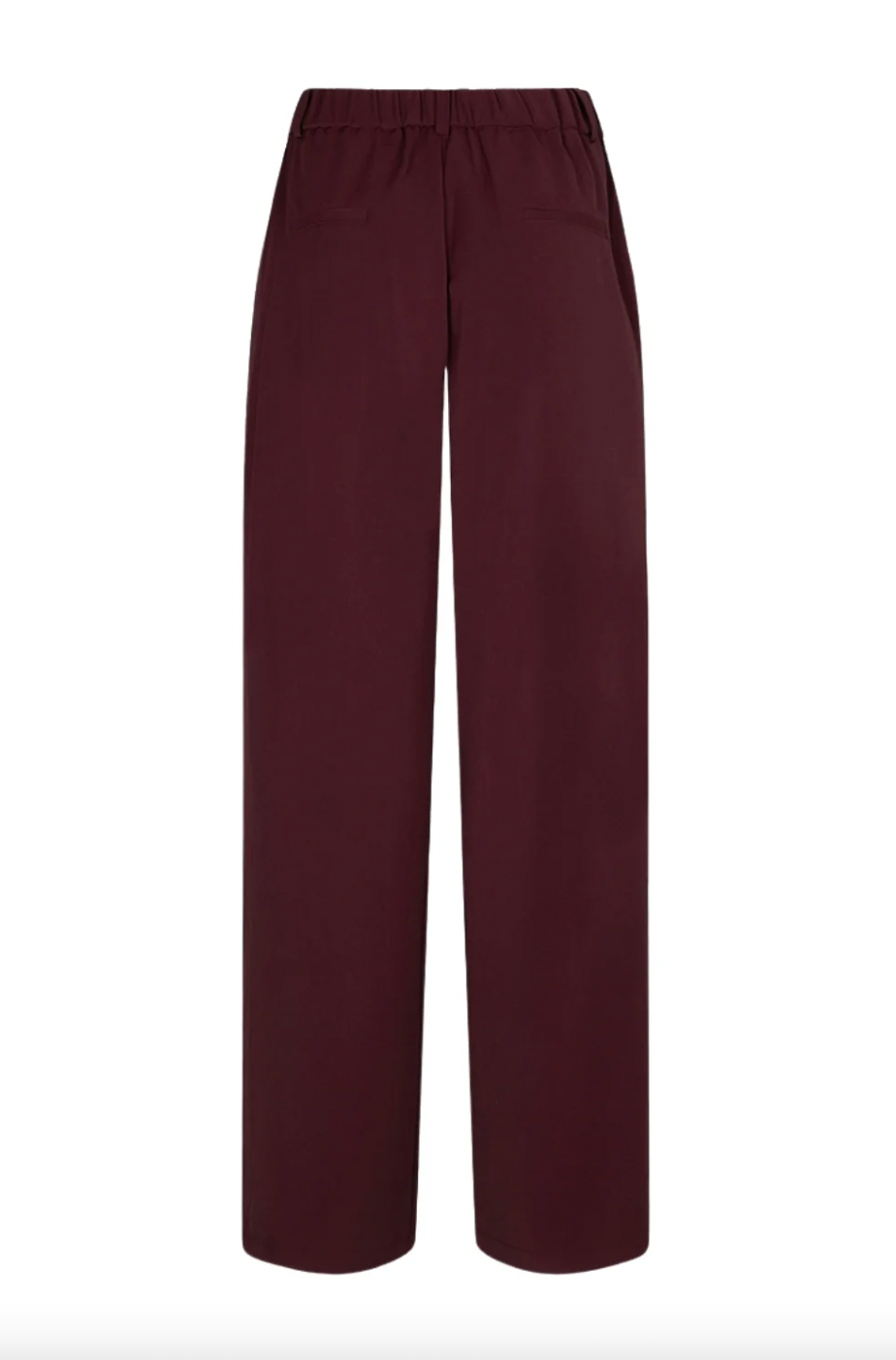 Zoya Merlot Wide Leg Trousers