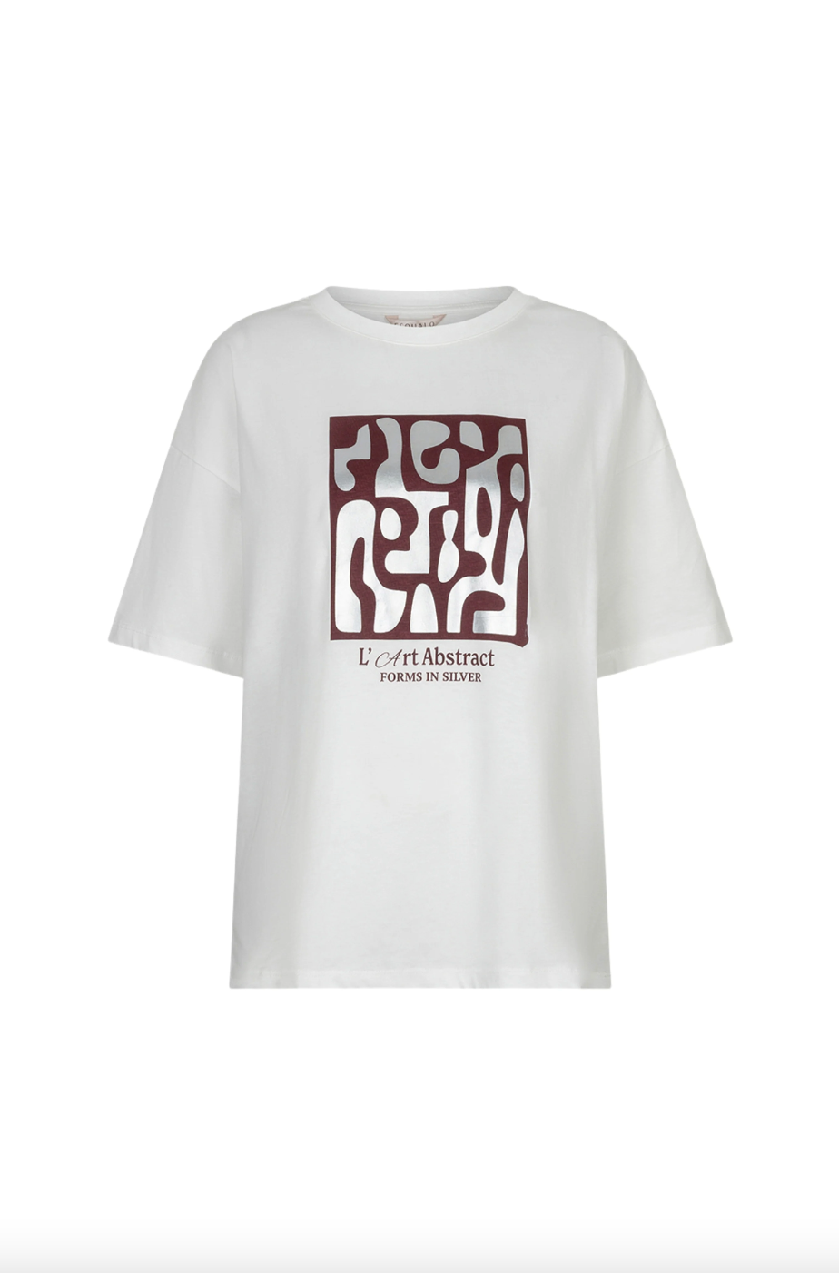 Aime Merlot Print T-Shirt
