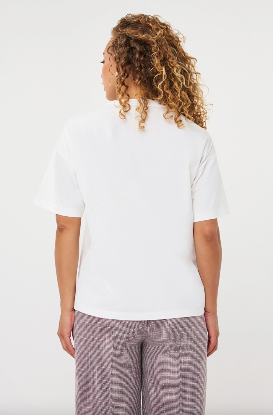 Aime Merlot Print T-Shirt
