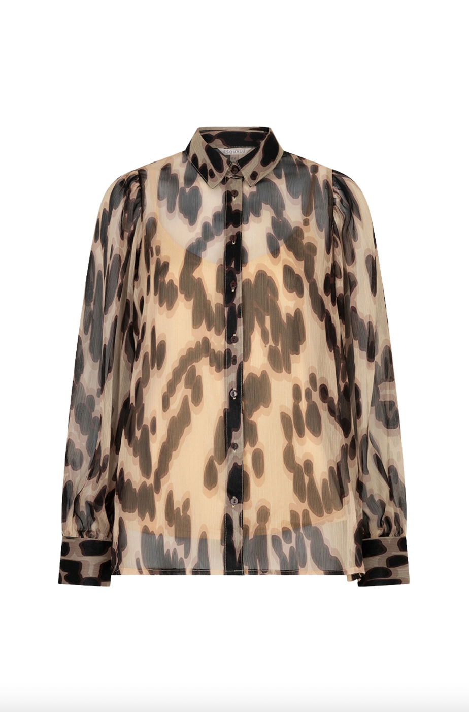 Alice Leopard Print Sheer Shirt