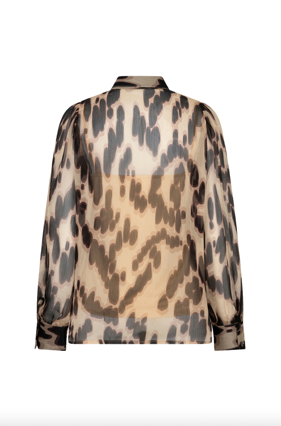 Alice Leopard Print Sheer Shirt