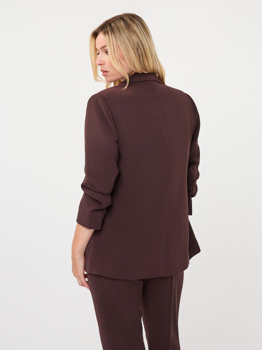 Romy Cacao Brown Blazer