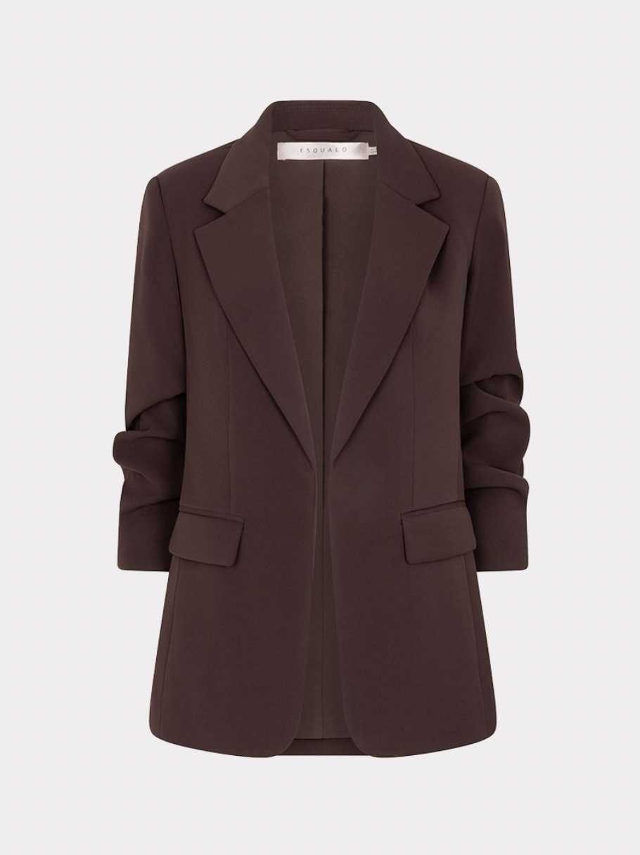 Romy Cacao Brown Blazer