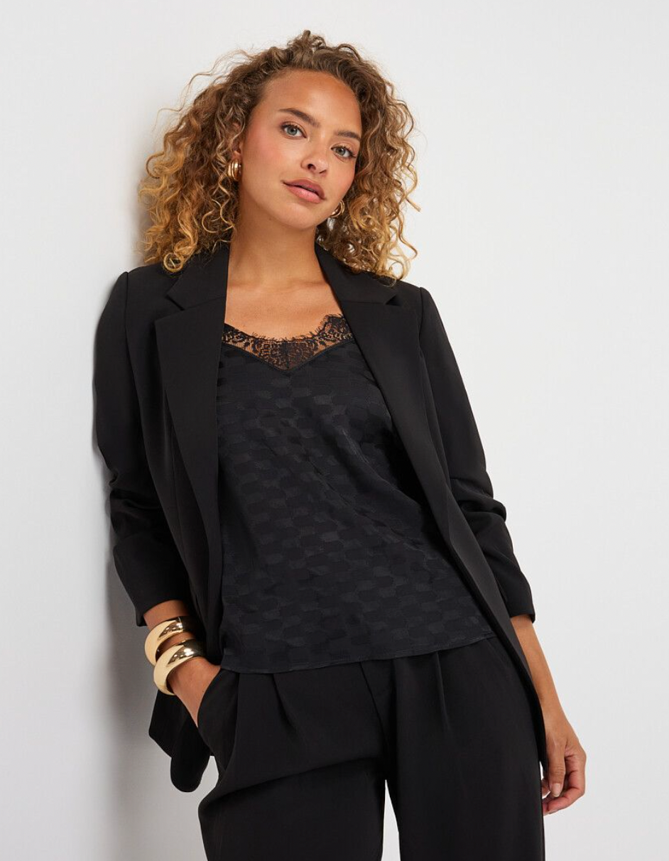 Romy Black Blazer