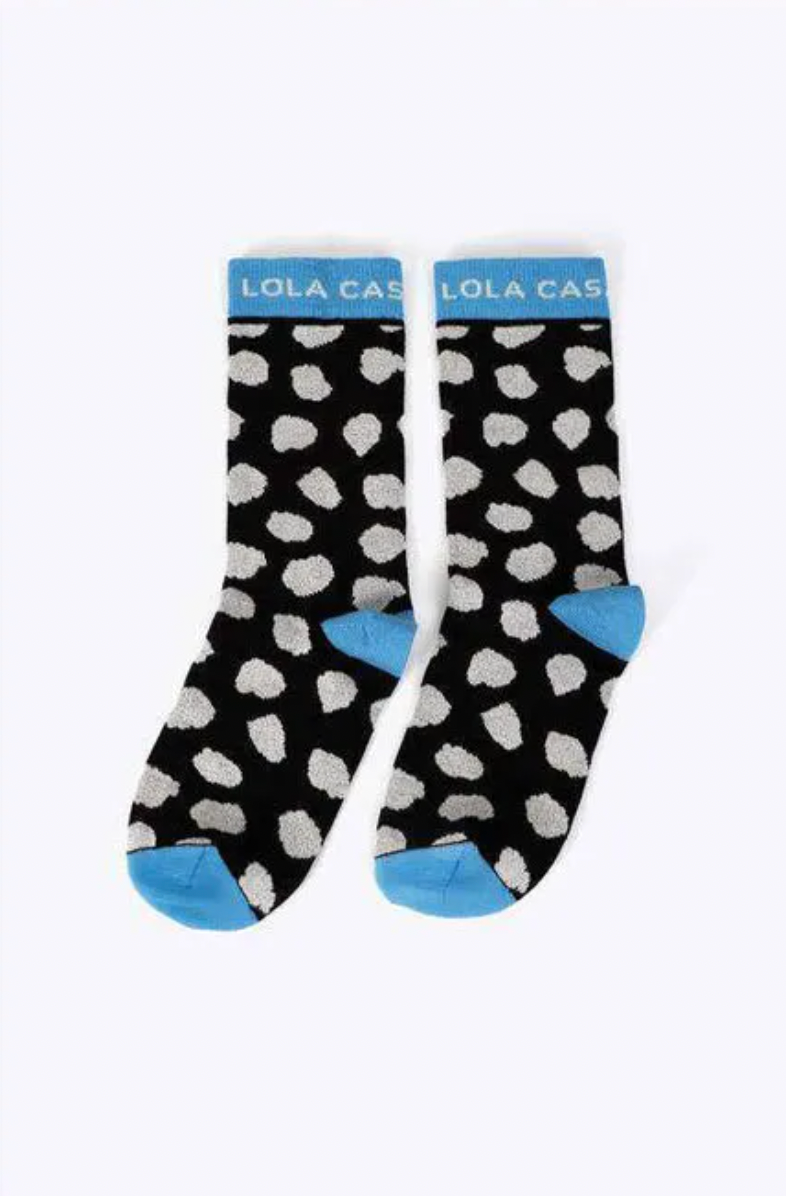 Fawn Spot/Stripe Printed Sock Pair