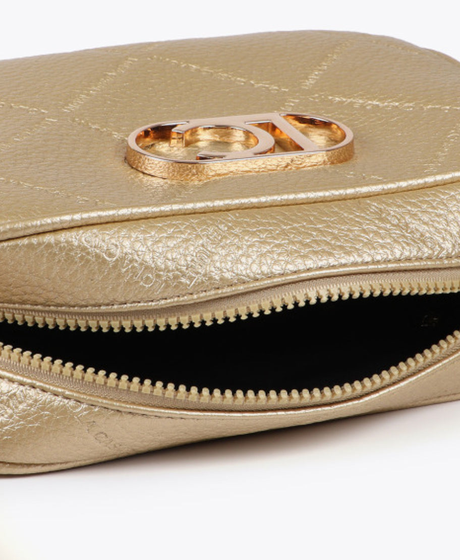 Raina Gold Medium Crossbody Bag