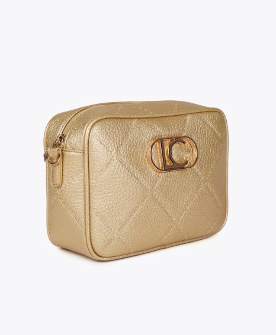 Raina Gold Medium Crossbody Bag