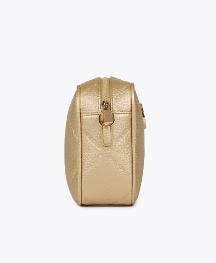 Raina Gold Medium Crossbody Bag