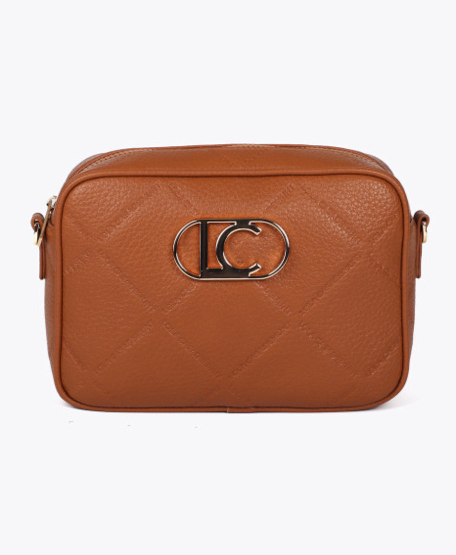 Raina Brown Medium Crossbody Bag