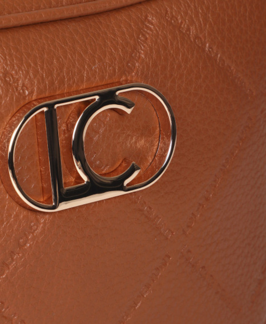 Raina Brown Medium Crossbody Bag