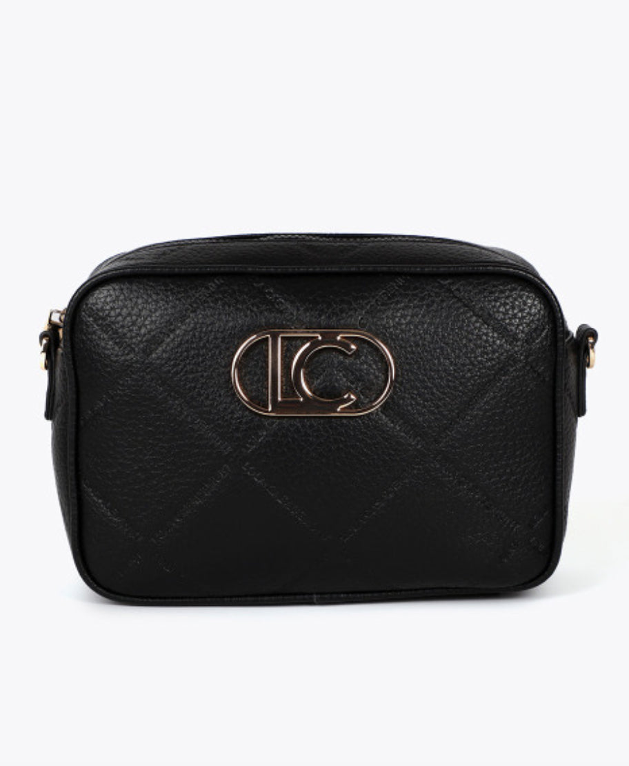 Raina Black Medium Crossbody Bag