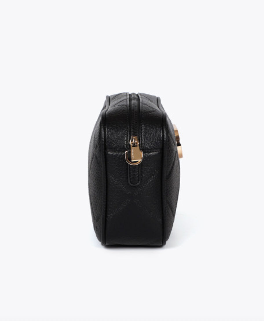 Raina Black Medium Crossbody Bag