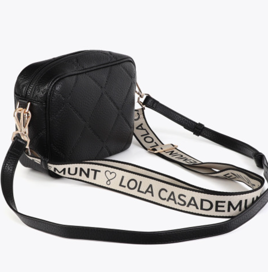 Raina Black Medium Crossbody Bag