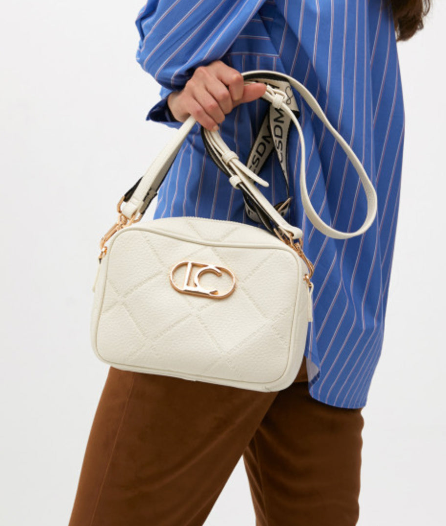 Raina Cream Medium Crossbody Bag