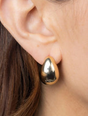 Cora Gold Bubble Cuff Earrings