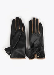 Lola Casa Mia Black & Cream Bow Glove