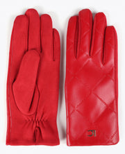 Lola Casa Eve Red Monogram Gloves