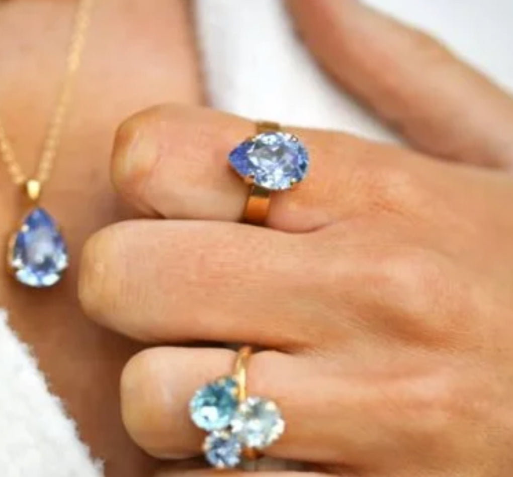 Caroline Svedbom Sapphire Mini Drop Ring