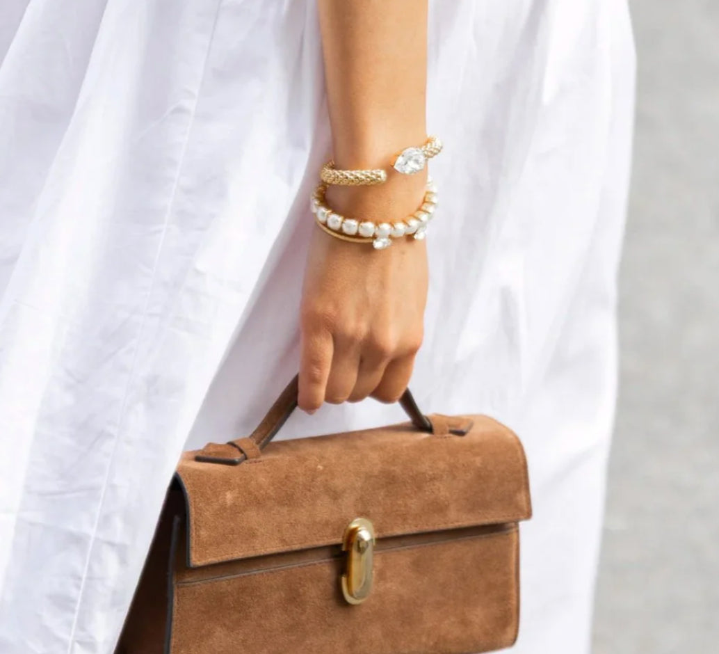 C Svedbom Gia Stud Pearl Bracelet