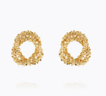 C Svedbom Gemma Gold Knot Earrings