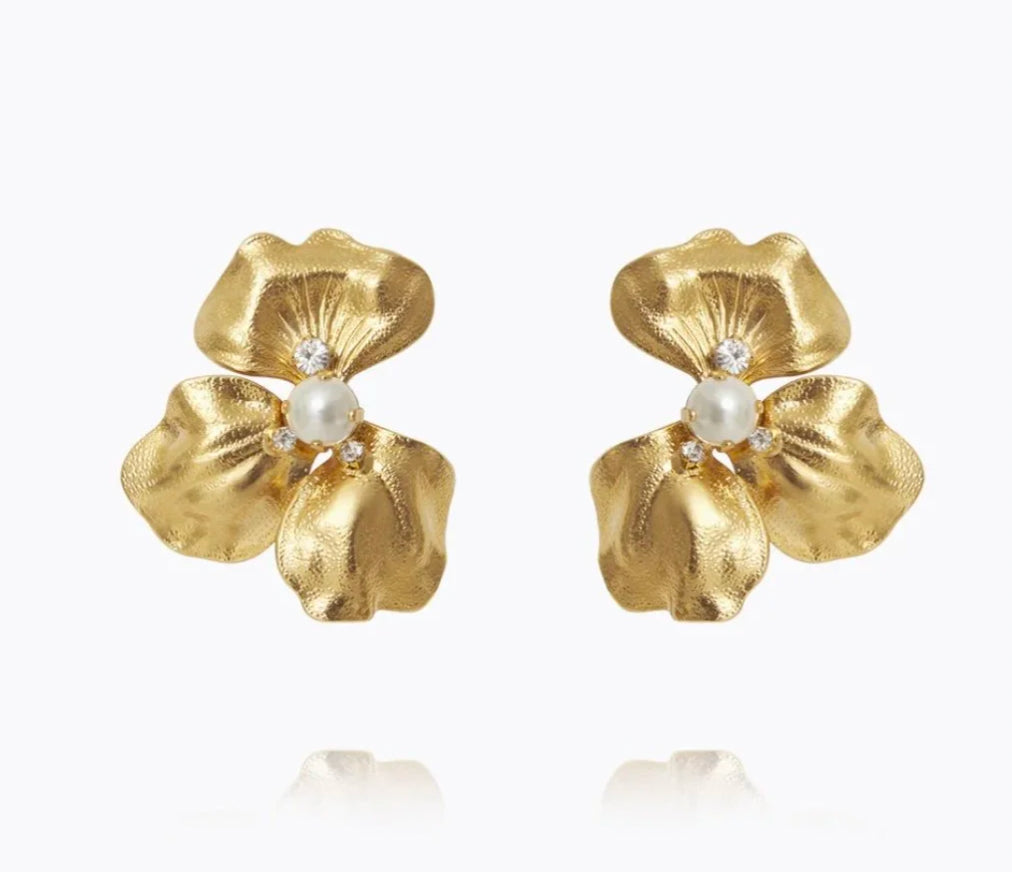 C Svedbom Gaura Gold Earrings