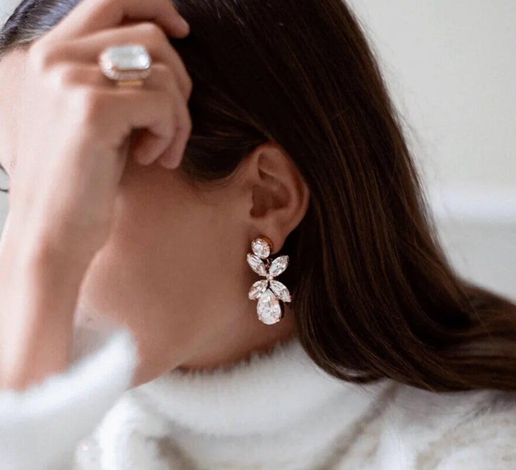 C Svedbom Dione Crystal Earrings