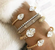 C Svedbom Crystal Bangle