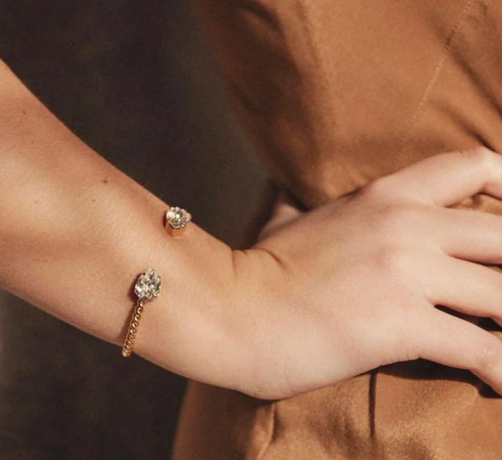 C Svedbom Crystal Bangle