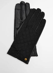 Barbour Scarlet Black Gloves