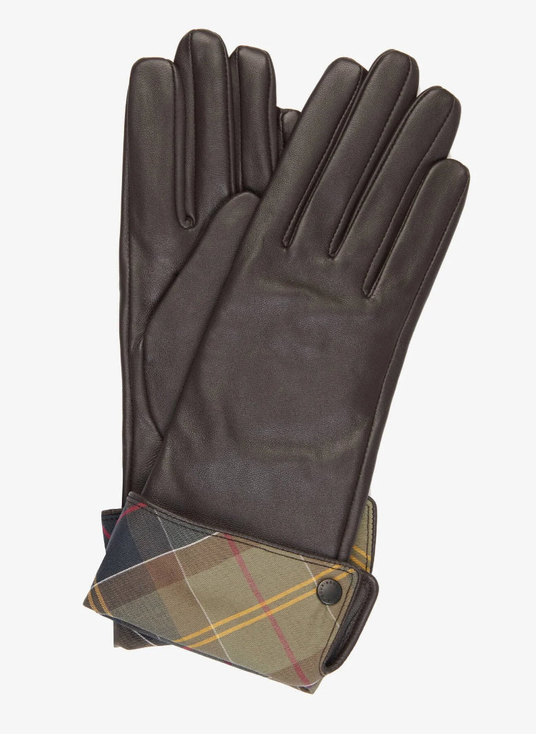 Barbour Lady Jane Brown Gloves