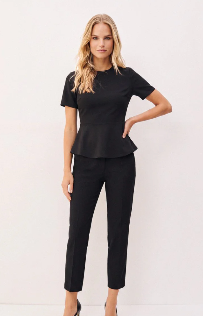 Kate Black Ankle Length Trousers