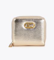 Lola Casademunt Gold Metallic Wallet