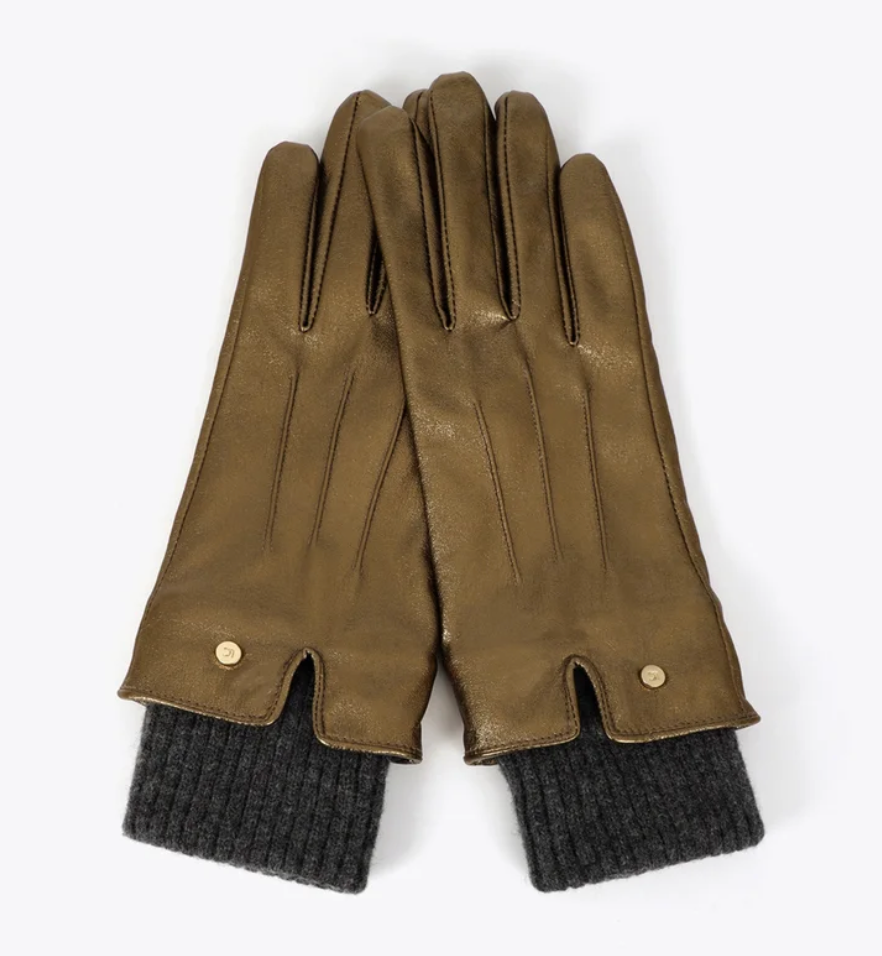 Lyra Gold Metallic Glove