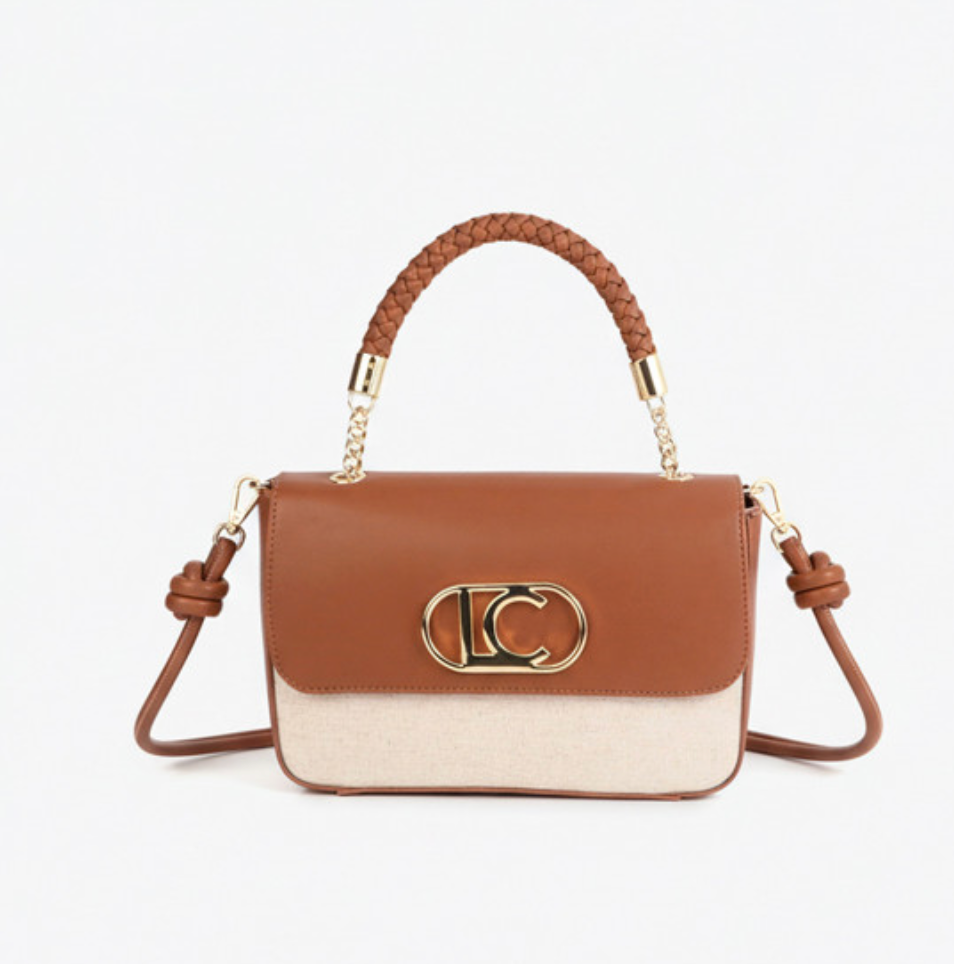 Gracie Two-Tone Crossbody Bag