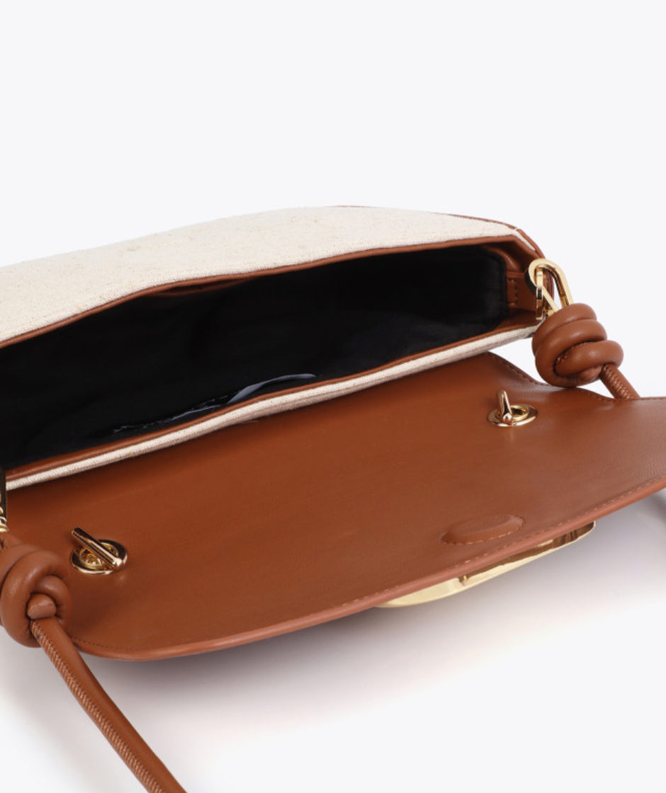 Gracie Two-Tone Crossbody Bag